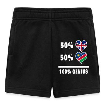 Namibie et Grande-Bretagne 100% Genius Flag - Short Bébé - noir - Devant