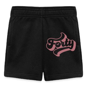 Quarante-40e anniversaire pour les femmes de 40 ans - Short Bébé - noir - Devant