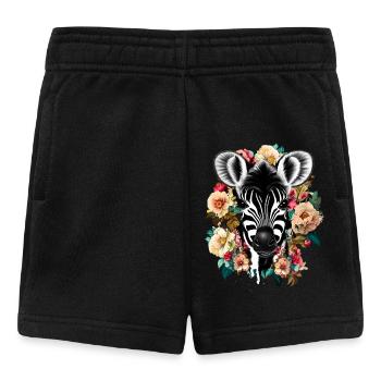 Zebra - Baby Shorts - Schwarz - Vorne
