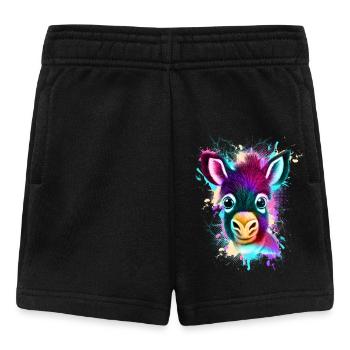 Esel - Baby Shorts - Schwarz - Vorne