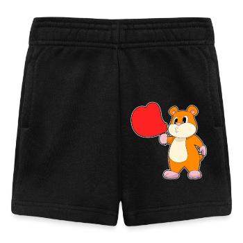 Bulles de savon pour hamster - Short Bébé - noir - Devant