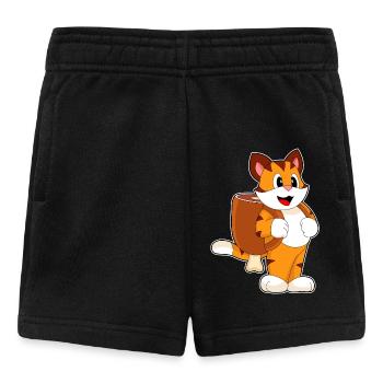Tiger Schüler Rucksack Schule - Baby Shorts - Schwarz - Vorne