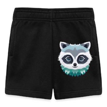 Raton laveur - Short Bébé - noir - Devant