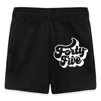 Quarante-cinq 45e anniversaire Hommes Femmes 45 ans - Short Bébé - noir - Devant