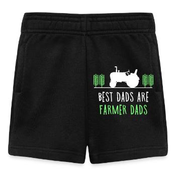 Déclaration de l’agriculteur Tracteur de véhicule à moteur Agriculteur biologique - Short Bébé - noir - Devant