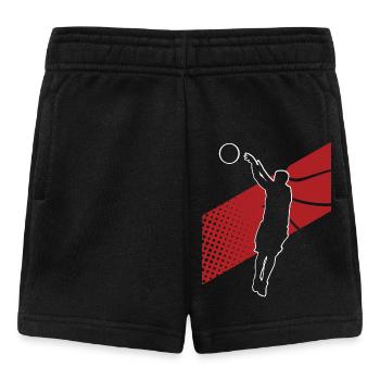 Basketball Basketballer - Baby Shorts - Schwarz - Vorne