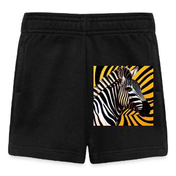 Zèbre - Short Bébé - noir - Devant