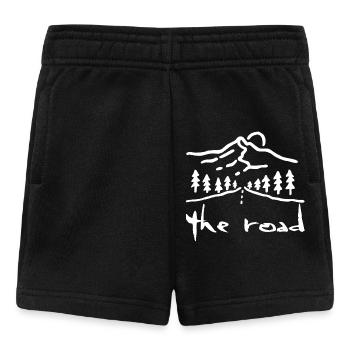 La route blanche - Short Bébé - noir - Devant