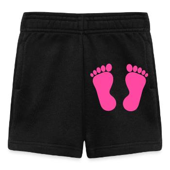Podologie de pédicure pédicure rose pieds roses pieds - Short Bébé - noir - Devant
