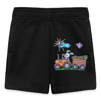 Véhicule Tracteur Déclaration de l’agriculteur agricole biologique - Short Bébé - noir - Devant