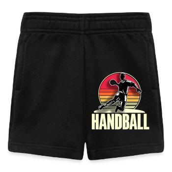 Handball Handballer - Baby Shorts - Schwarz - Vorne