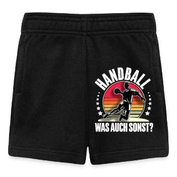 Handball Handballer - Baby Shorts - Schwarz - Vorne