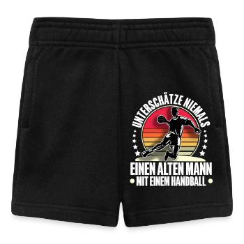 Handball Handballer - Baby Shorts - Schwarz - Vorne