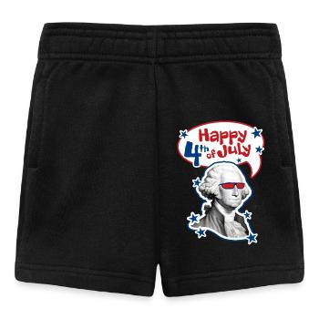 4-th July - Independence Day. If you love freedom - Baby Shorts - black - Front