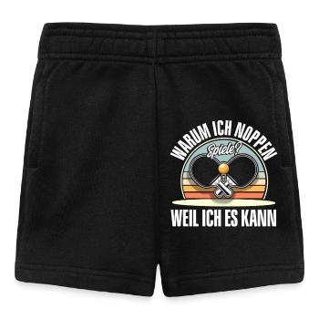 Tischtennis - Baby Shorts - Schwarz - Vorne