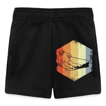 Skiing - Baby Shorts - black - Front