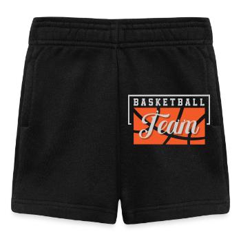 Joueur de basket-ball de l’équipe de basket-ball - Short Bébé - noir - Devant