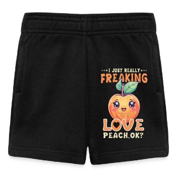 Peach Kawaii - Baby Shorts - black - Front