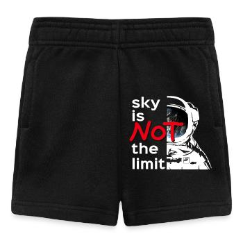 sky is Not the limit white - Baby Shorts - Schwarz - Vorne