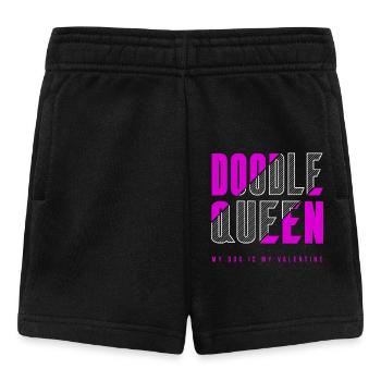 Doodle Queen - Short Bébé - noir - Devant