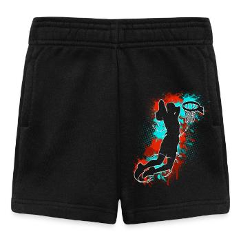 Basketball Basketballer - Baby Shorts - Schwarz - Vorne