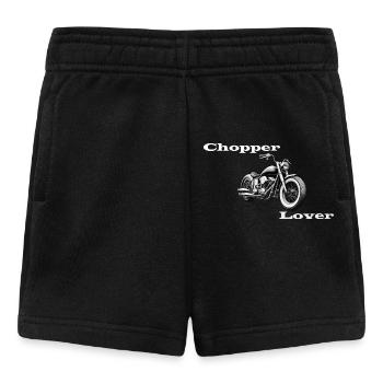 Chopper Lover weiß - Baby Shorts - Schwarz - Vorne