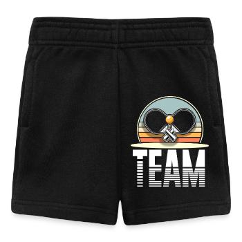 Équipe de tennis de table - Short Bébé - noir - Devant