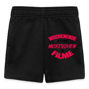 Movies Streaming Cineast Statement Film Schauen - Baby Shorts - Schwarz - Vorne