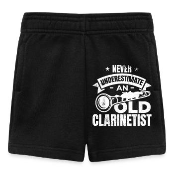 Clarinets Grandpa - Baby Shorts - black - Front