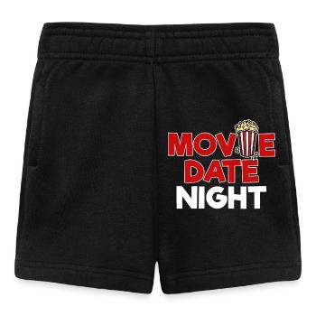 Popcorn Statement Movies Cinema Night Streaming - Baby Shorts - black - Front
