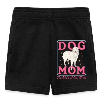 Pyrenean Mountain Dog Mom Dogs Dog Owner Gift - Baby Shorts - black - Front