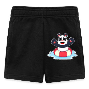Panda Swim Ring Été - Short Bébé - noir - Devant