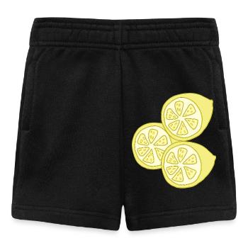 lemons - Baby Shorts - black - Front