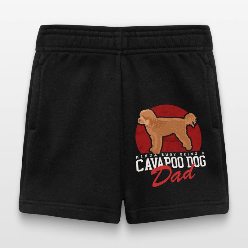 Cavapoo Dad Hunde Cavoodle Hundebesitzer Geschenk Baby Shorts