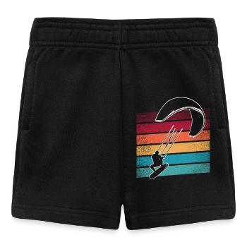 Kitesurfer Kiteboard Kitesurfing Kitesurf - Short Bébé - noir - Devant