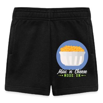 Makkaroni und Käse | Mac and Cheese Geschenk - Baby Shorts - Schwarz - Vorne