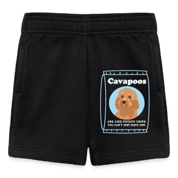 Chien Cavapoo | Cadeau du propriétaire de chien Cavoodle - Short Bébé - noir - Devant