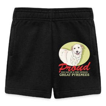 Pyrenean Mountain Dog Dad Dogs Dog Owner Gift - Baby Shorts - black - Front
