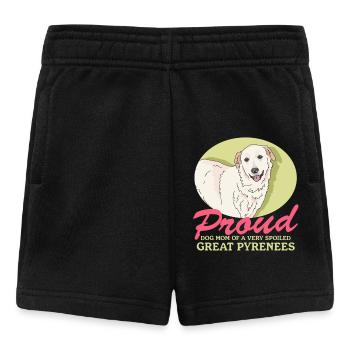 Pyrenean Mountain Dog Mom Dogs Dog Owner Gift - Baby Shorts - black - Front