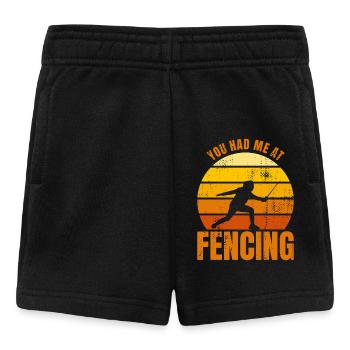 Fecht Witz - Baby Shorts - Schwarz - Vorne
