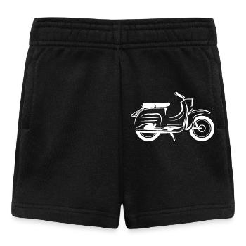 simson schwalbe Grafik freunde symbol icon Logo - Baby Shorts - Schwarz - Vorne