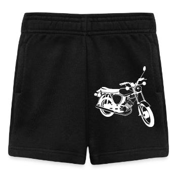 simson s51 Moped Legende Illustration Motorrad DDR - Baby Shorts - Schwarz - Vorne
