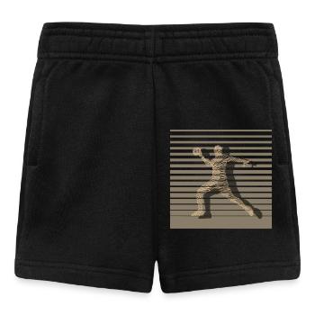 Handball Handballer - Baby Shorts - Schwarz - Vorne