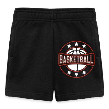 Basketball Basketballer - Baby Shorts - Schwarz - Vorne