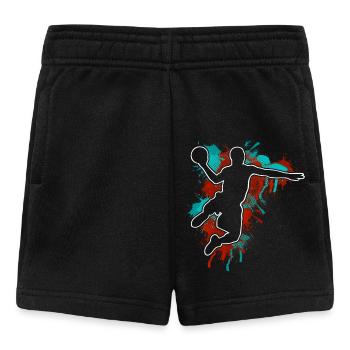 Basketball Basketballer - Baby Shorts - Schwarz - Vorne