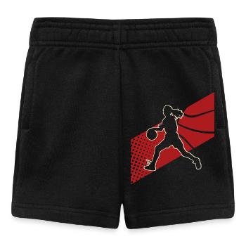Basketball Basketballerin - Baby Shorts - Schwarz - Vorne