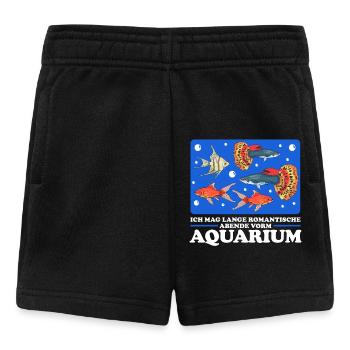 Aquarium Zierfisch Aquarianer Aquaristik Geschenk - Baby Shorts - Schwarz - Vorne