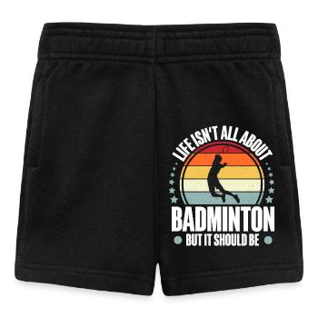 Badminton - Short Bébé - noir - Devant