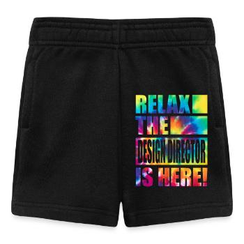 Directeur du design Drôle de dicton - Short Bébé - noir - Devant