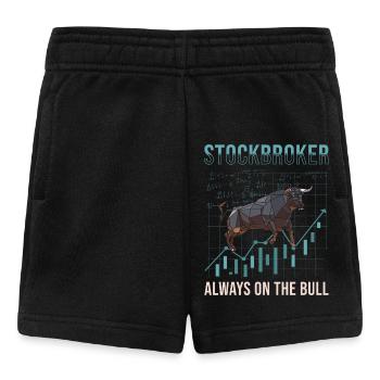 Börsenmakler, Händler, Investor, Börse - Baby Shorts - Schwarz - Vorne